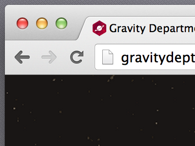 Favicon for GravDept favicon gravity department icon