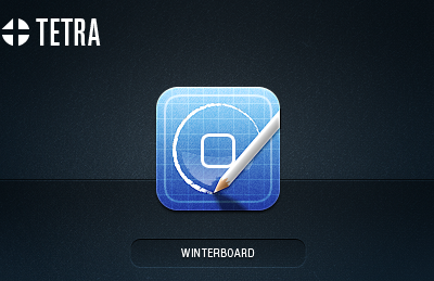 Winterboard blue icon icons iphone pencil tetra theme white winterboard