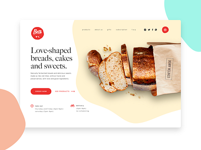 Beth Bakery Website - Redesign bakery brazil bread redesign redesigned web