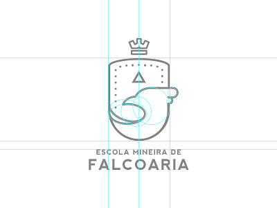 (WIP) Brazillian Falconry School branding logo type wip