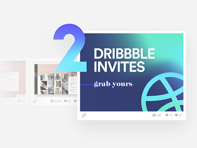#2 Dribbble Invites
