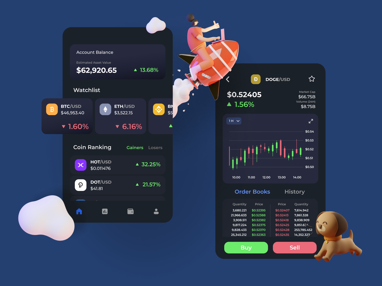 crypto exchange with wallet