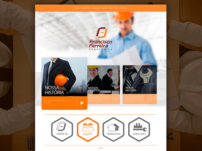 Francisco Ferreira - website layout