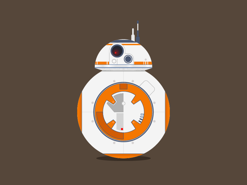 BB8 - Robot Droid by Jamesson Júnior on Dribbble