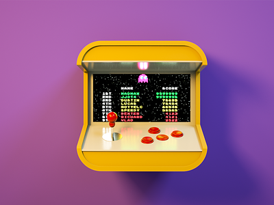 Arcade icon arcade fliperama pacman