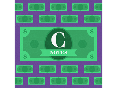 C Notes - ABC Playlist Project c notes illustration money music playlist texture