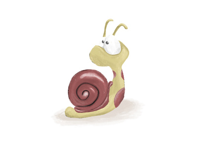 Snail to be Turbo 🐌 branding design digital illustration digitalart draw drawing illustration procreate procreate brushes sketch sketching