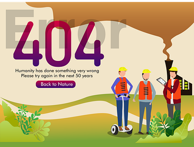 ERROR 404 app branding design flat icon illustration illustration art landing page design landingpage logo ui vector web website