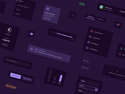 UI Components | Dark