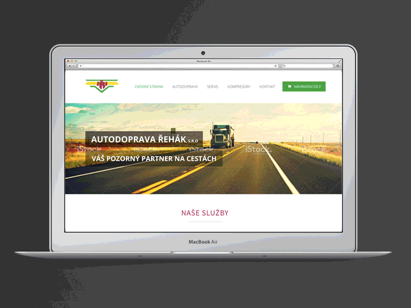 Truck center Čížkovice center cz flat git mac macbook truck web web design webdesign website
