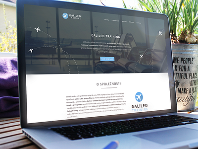 Galileo training agency airlines clean flat galileo microsite minisite simple training travel