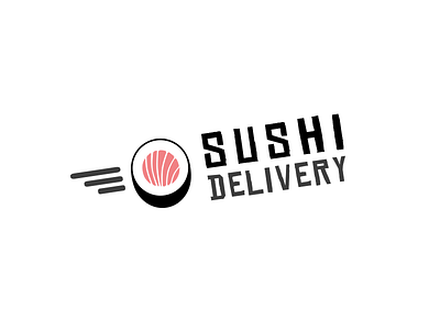 Sushi Delivery asian chinese delicious delivery fast fish food japan logo move restaurant sushi