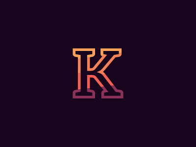 Jan Klika - Personal Logo coach flat logo luxury monogram orange personal shape trend