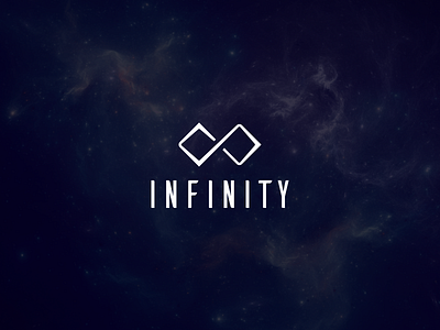 Infinity [WIP] best flat identity infinity logo modern simple space universe visual