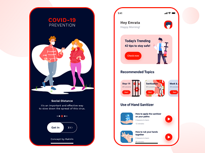 Covid-19 appconcept dailyui design illustration mobile ui mobileapp mobileappdevelopment ui userexperiencedesign uxui