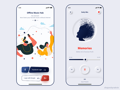 Music App Concept appconcept dailyui design illustration mobile ui mobileapp ui uidesign uxdesign uxui