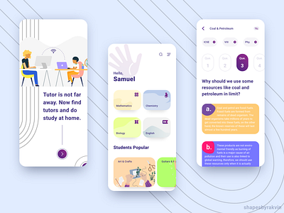 Study Mate appconcept dailyui design illustration mobile ui mobileapp mobileappdevelopment ui uidesign uxui