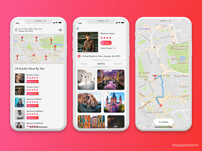 Travel Guide App animation app design mobileapp mobileappdevelopment travel app travelling ui uidesign uxdesign uxui