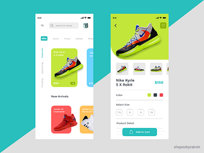 Shoes App Concept