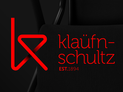 Klaüfnschultz™ Logo 2018 identity k letter logo monogram swiss
