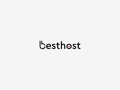 BestHost Logo 2020 brand branding design logo minimalism portfolio typography