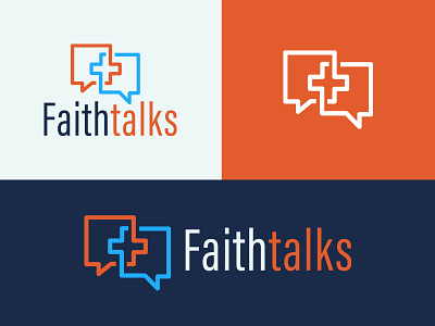 Faith Talks branding design idenity logo vector