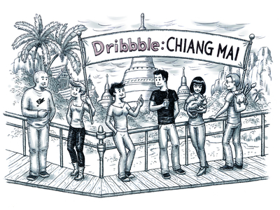 Dribbble Chiang Mai Meet-up December 19th! chiang mai dribbble meet up thailand