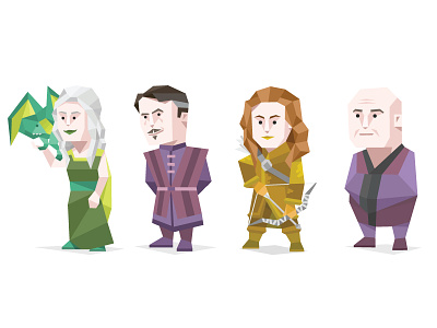 Game Of Thrones - Other cartoon character famous game of thrones geometric khaleesi origami person personality type typology