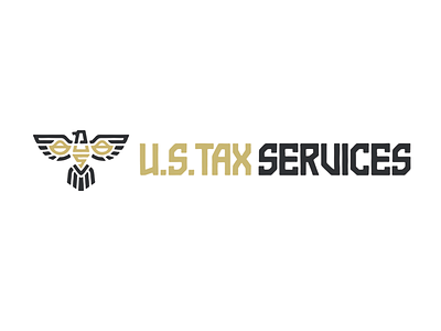 Us Tax Services Logo ancient bird eagle lawyer line line art logo scales symbol tax