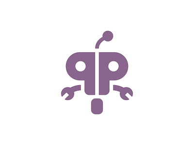 Path Prober droid comp antenna bot droid eyes flat icon logo purple robot symbol wheel