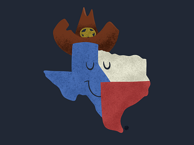 Howdy! branding cartoon color design digital art illustrator logo photoshop retro texas