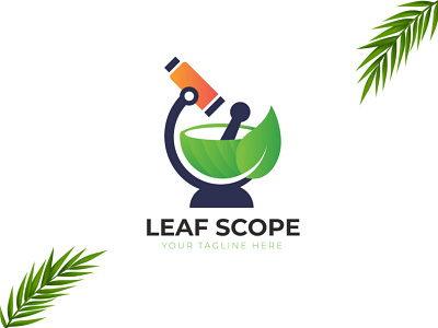 Leaf Loogo 3d logo agency app branding creative design green health icon illustration leaf