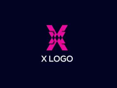 X icon 3d logo agency branding creative design green health icon illustration leaf logo