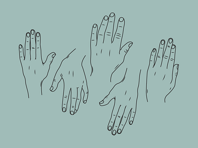 Hand Graveyard drawn hand hands illustration palm vector