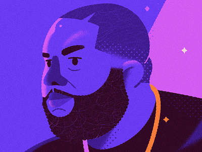 Killer Mike hip hop illustration portrait rap vector