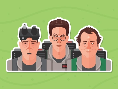 Ghostbusters ghostbusters path spengler stantz sticker venkman