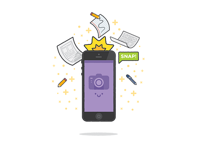 Marvel | Project Empty State app camera cute happy illustration iphone marvel projects