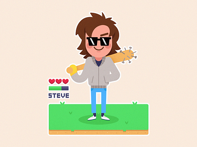 Steve beat em up steve harrington stranger things videogame