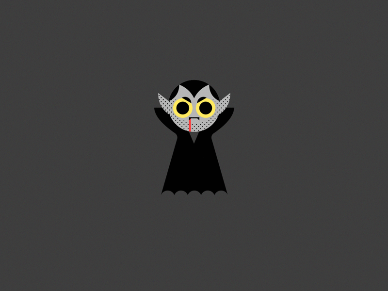 Tiny Vampire animation bat cute gif illustration monster vampire