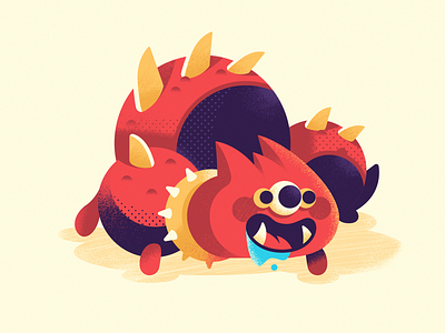 Spike character design creature illustration illustrator monster rpg vector