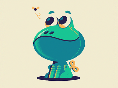Robotoad character character design frog illustration inktober robot toad toy vector