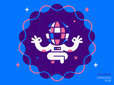 Conscious Club - Warmup #15 astronaut dribbbleweeklywarmup icon illustration space vector vector art vulfpeck warmup