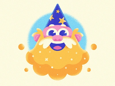 Warmup #19 - The Wizard's Brew beard beer character character design dribbbleweeklywarmup illustration magic star vector wizard