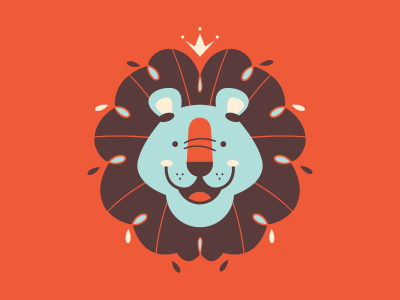 Lion King (GIF) illustration kids king lion threadless