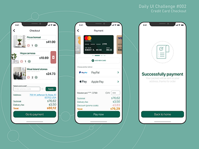 Daily UI #002 | Credit card checkout