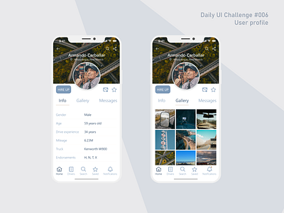 Daily UI #006 | User profile