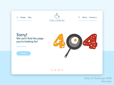 Daily UI #008 | 404 page