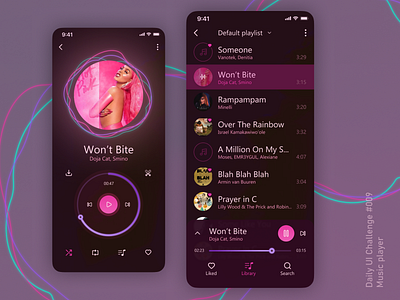 Daily UI #009 | Music player