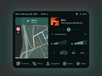 Car interface | Daily UI #034