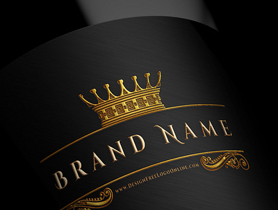 Luxury Crown Logo Design branding business logo crown crown logo crownlogo logo logo maker logotipo